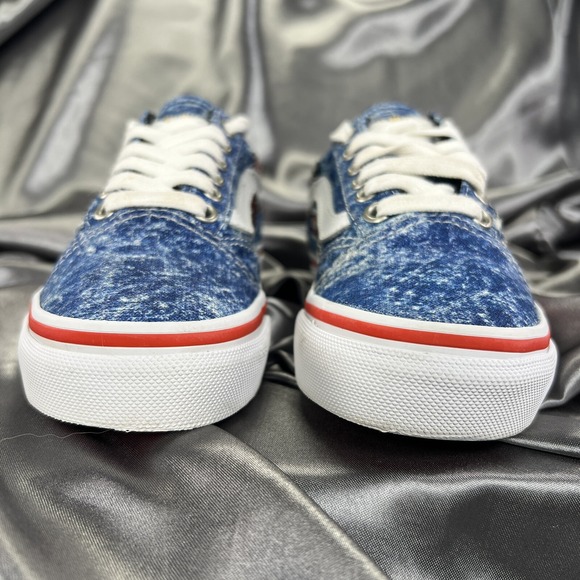 VANS Unisex Sneakers Youth Sz 11.5 Cobra‎ Kai Blue Eagle Fang Logo Karate Skater - Picture 6 of 16